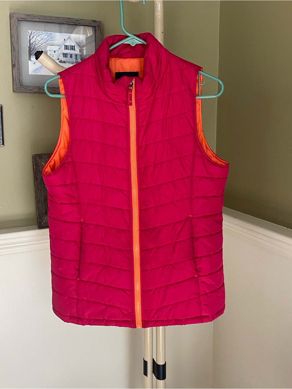 Lands End quilted vest